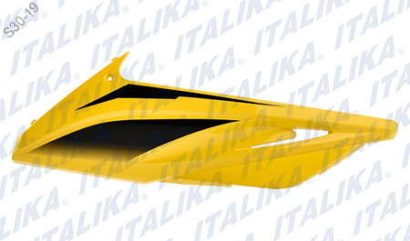 [F13012208] CUBIERTA LAT IZQ AMARILLO NEGRO
