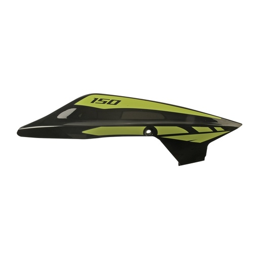 [F13012756] CUBIERTA COLA IZQ NEGRO AMARILLO