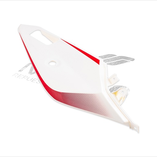 [F13012918] CUBIERTA TRAS IZQ BLANCO ROJO