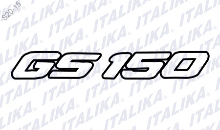 [F13020097] LOGO ENCARENADO GS 150 BLANCO