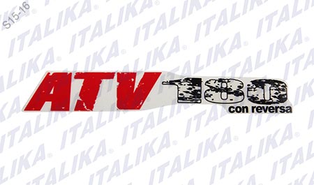 [F13020138] LOGO ATV180 CON REVERSA