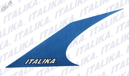 [F13020203] ETIQUETA SUP CUBIERTA IZQ AZUL