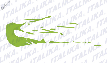 [F13020290] ETIQUETA SALPICADERA TRAS IZQ