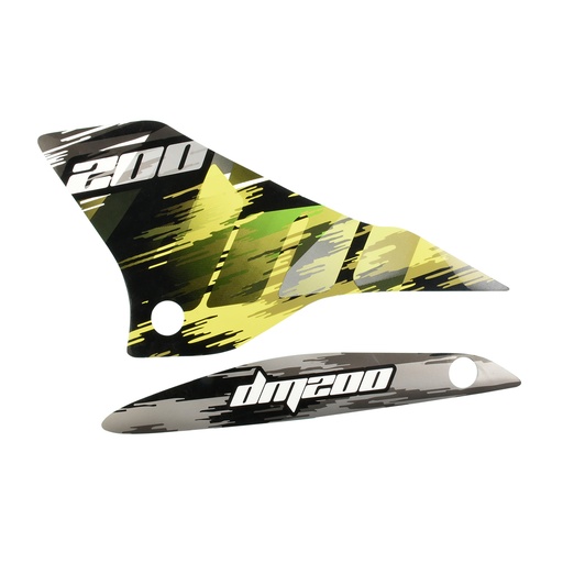 [F13020312] JGO ETIQUETAS CUBIERTA TANQUE IZQ