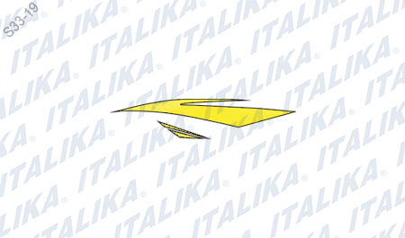 [F13020322] JGO ETIQUETAS CUBIERTA TRAS IZQ