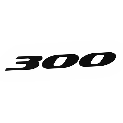 [F13020444] ETIQUETA 300 CUBIERTA LAT IZQ ROJO