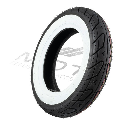 [F14010242] LLANTA CARA BLANCA 3.50-10 CON ISOTIPO