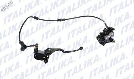 [F14020317] SISTEMA FRENO DEL CALIPER NEGRO CON LOGO