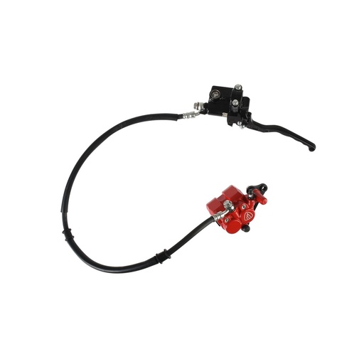 [F14020533] SISTEMA FRENO DEL CALIPER ROJO CON LOGO