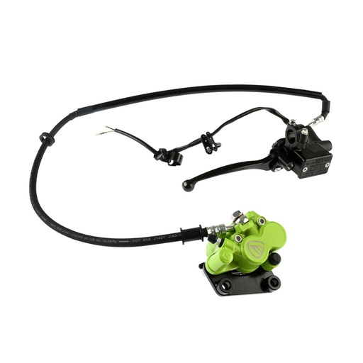 [F14020680] SISTEMA FRENO DEL CALIPER VERDE CON ISOT