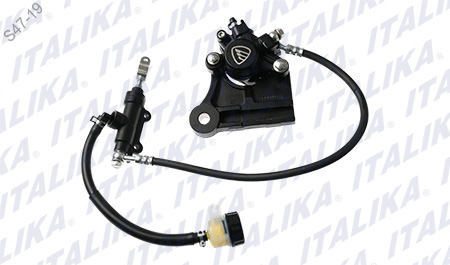 [F15020281] SISTEMA FRENO TRAS CALIPER NEGRO