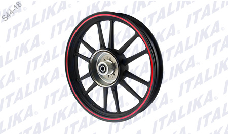 [F15030151] RIN TRAS NEGRO FILO ROJO ROSA