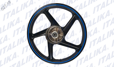 [F15030230] RIN TRAS NEGRO FILO AZUL