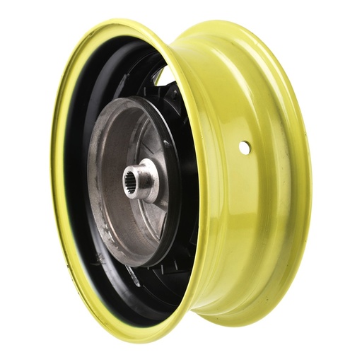 [F15030283] RIN TRAS NEGRO FILO AMARILLO LIMON