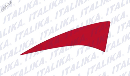 [F16010154] ETIQUETA SALPICADERA IZQ ROJA