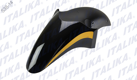 [F16010202] SALPICADERA DEL NEGRO VIVOS AMARILLOS