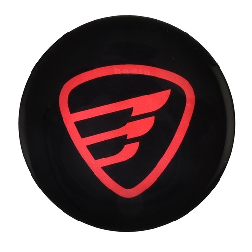 [F16030112] LOGO CIRCULAR IZQ NEGRO ROJO