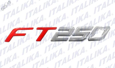 [F17050007] ETIQUETA TANQUE COMBUSTIBLE FT250