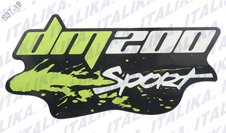 [F17060012] ETIQUETA TANQUE DM200SPORT IZQ